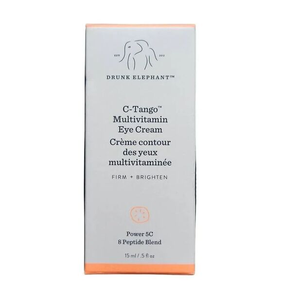 Drunk Elephant C-Tango Multivitamin Eye Cream Power 5c 8 Peptide Blend .5 FL oz - Picture 2 of 9